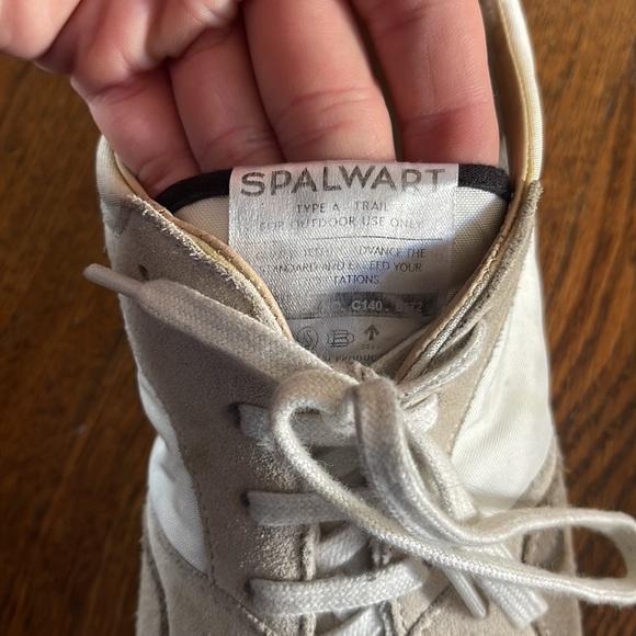 SPALWART Off-white & beige Marathon Trail Low Sneakers